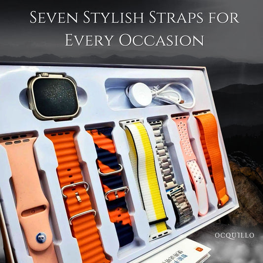 Ultra 7 in 1 Strap Smartwatch :8 Ultra Smart Watch